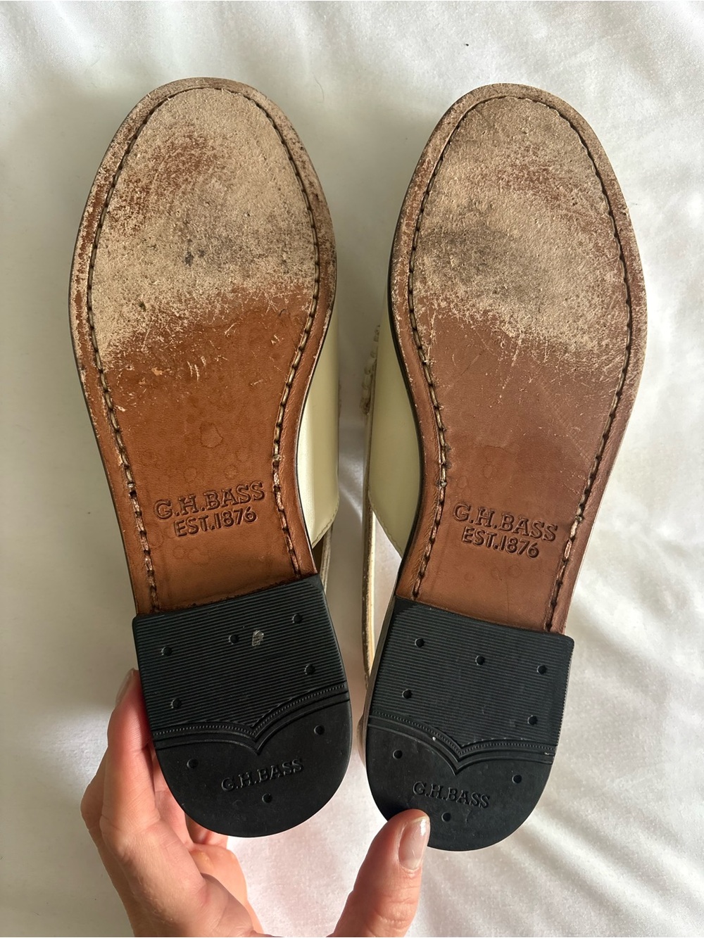 G.H. Bass Summer Whitney Weejuns loafers, Sz 7 - Picture 9 of 11